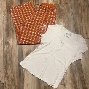University of Texas pajama set